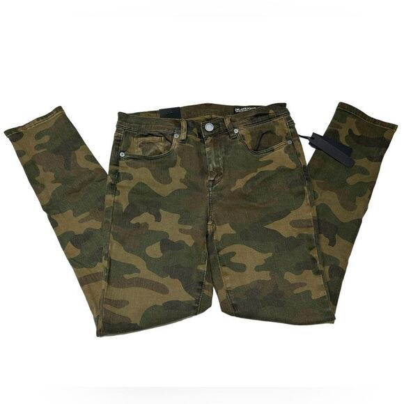 NWT Blank NYC Camouflage Camo Print Cropped Skinny Jeans The Reade Crop size 27 - Picture 4 of 11
